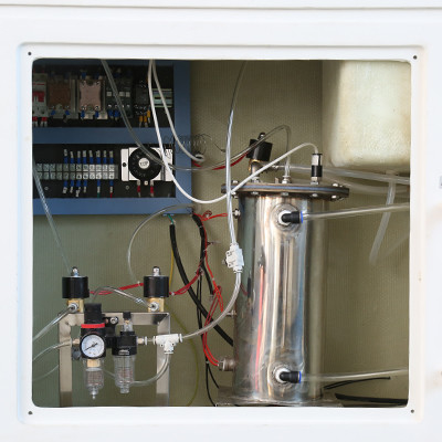 Климатическое стекло - будочка брызг соли камеры коррозийного испытания брызг соли волокна непрерывная
